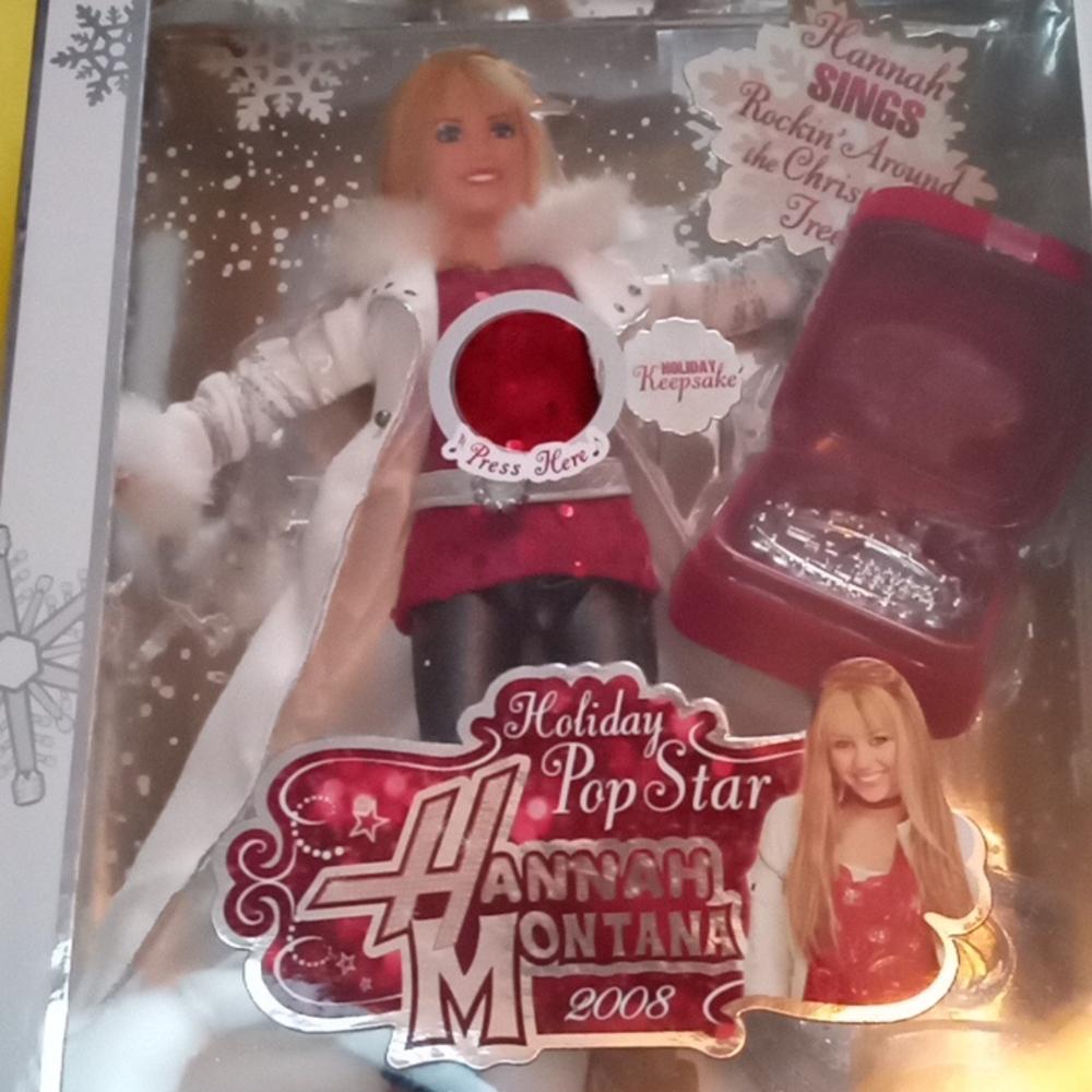 Hannah Montana 2008 Holiday Pop Star ⭐✨⭐ - Picture 1 of 12
